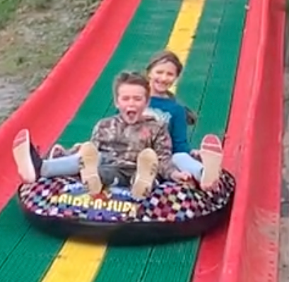 Mega Slide - Ride Sleds - Double Rider Sleds - 5 Tubes